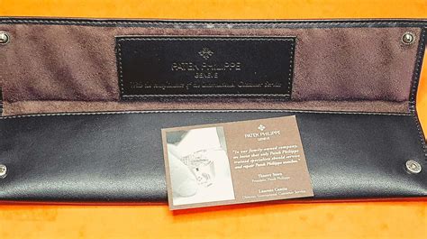 Patek Philippe New Genuine Rare Collectible Pouch Brown 